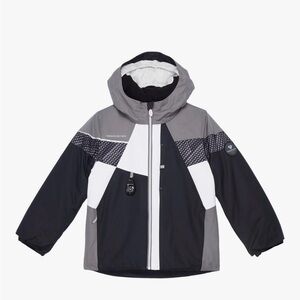 Obermeyer Black, Gray, and White ski Jacket size 3